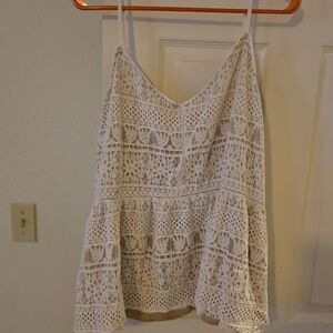 Maurices Ivory Lace Camisole